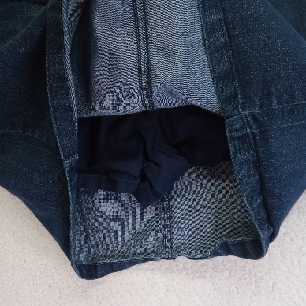 Croft & Barrow Womens Dark Wash Denim Skort Classic Fit Stretch Size 4 - Picture 7 of 8